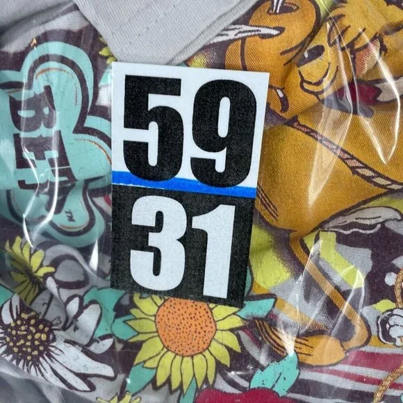 Betty Boop Yellowstone Ranch Graphic Tee X-Large White Cotton 5931 - Picture 8 of 8